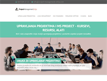 Tablet Screenshot of project-management-srbija.com
